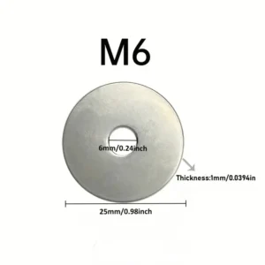 50 cuscinetti acciaio carbonio galvanizzato piatti metallo ispessito resistenti