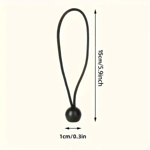 20 cavi elastici a sfera corda elastica fissaggio tende campeggio tramponi