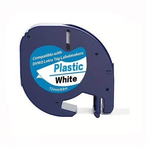 1934-1.webp Nastro adesivo BIANCO SU NERO per Dymo Letratag Labeling Maker 16952-16935