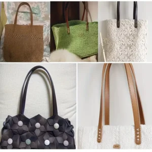 Rotolo cinghia similpelle doppia faccia marrone 2m largo 1,25cm cinture