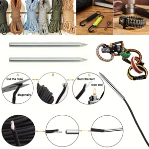 Strumento creazione braccialetti 2 aghi