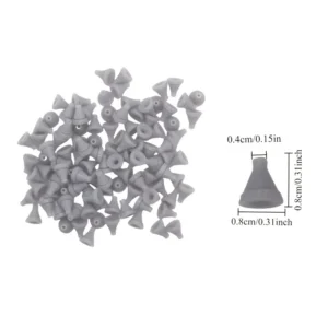 100 parti ricambio ugelli doccia silicone ultra sottile adattatore universale