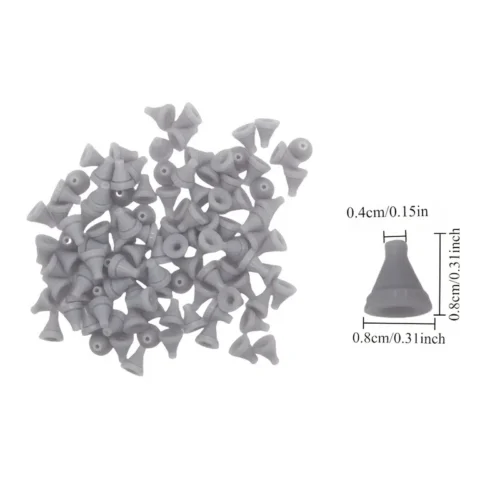 100 parti ricambio ugelli doccia silicone ultra sottile adattatore universale