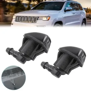2x ugello pulizia parabrezza per Jeep 68260443AA testa spruzzo lavavetri auto
