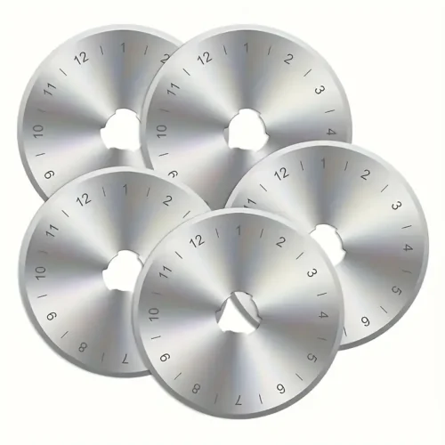 5x lame taglierine rotanti 45mm forbici ricambio cucito artigianato