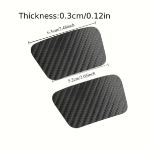 2 pezzi PS5 game controller stickers NERI film protettivo ultra sottile touch