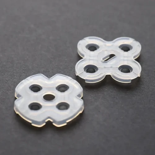 Kit 5 gomme conduttive pulsante controller PS3 contatti resistenti