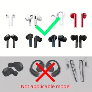 2 pezzi sistema antismarrimento magnetico auricolari wireless cinturino BIANCO