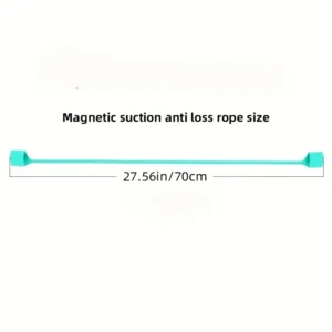 2 pezzi sistema antismarrimento magnetico auricolari wireless cinturino BIANCO