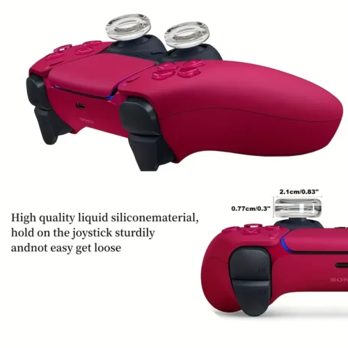 2 confezioni copristick silicone premium antiscivolo anti sudore controller