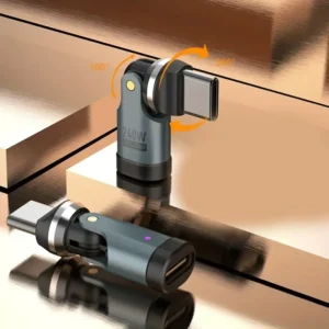 Adattatore USB C rotante 540° convertitore USB3.1 type-c maschio femmina