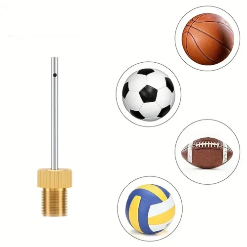 4 pezzi aghi gonfiabili ottone per pompa aria palloni alta resistenza