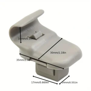 2x clip fissi parabrezza per Mazda 3 5 6 CX7 RX8 MPV LC6269261B7 supporto gancio