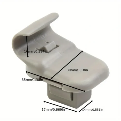 2x clip fissi parabrezza per Mazda 3 5 6 CX7 RX8 MPV LC6269261B7 supporto gancio