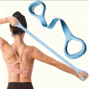 Fascia Elastico Yoga TPR Stretching Schiena Allenamento Forza BLU