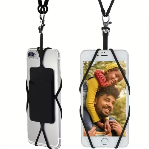 19966-TM-N-1.webp Lanyard Cellulare Universale Cinturino Collo Tasca Tracolla