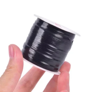 Elastico Gomma NERA Premium Fionde Corda Alta Elasticità Caccia Pesca 20m