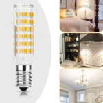 3 Lampadine LED E14 220-240V 6000K Luce Fredda 3W