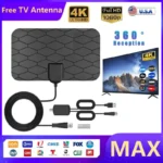 Mini Antenna 2026 per TV HD Da Interno con amplificatore Digitale 4K 1080P
