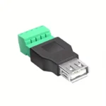terminale USB femmina adattatore a blocco terminale USB2.0 5 pin modulo