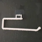 PORTAROTOLO CUCINA PARETE AUTOADESIVO PORTA SCOTTEX PELLICOLA ALLUMINIO L: 28cm