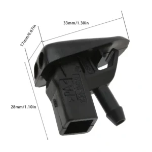 2pz Ugello Lavavetri Sostituzione Nero per Jaguar X-Type 01-10 C2S16868