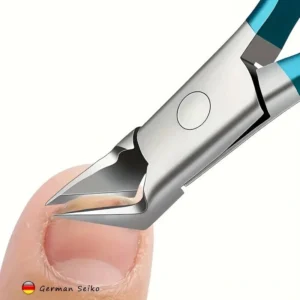 Forbici per cuticole in acciaio tronchesina doppia forcella unghie