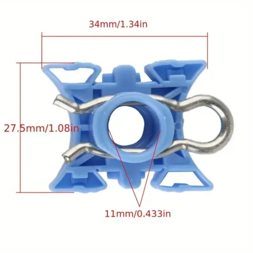 10x Clip Fissaggio Finestrino Regolatore per BMW E36 E34 Z3 Z4 Serie