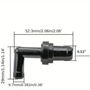 2x Valvola Ventilazione Motore PCV per Honda Civic per Toyota per Mazda