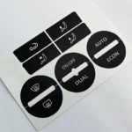 1x adesivo clima Sticker AC per Volkswagen Golf Mk5 04-08 Riparazione Bottone