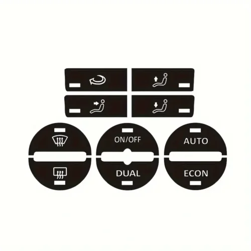 1x adesivo clima Sticker AC per Volkswagen Golf Mk5 04-08 Riparazione Bottone