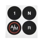 1x Adesivo Riparazione Pulsante Auto per Fiat 500 MTA Cambio Marcia Decalcomania