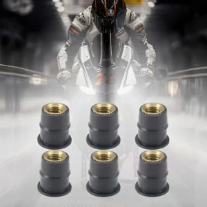 10x Guarnizioni Gomma M5 Moto Parabrezza Carrozzeria Rivetti Ammortizzatore