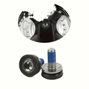 1x Viti Pedivella Acciaio Inox M8 Tappo Antipolvere Bici Montagna/Strada