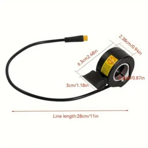 1x Acceleratore Universale Bici Elettrica 3 Pin Monopattino per Kugoo G2 Pro