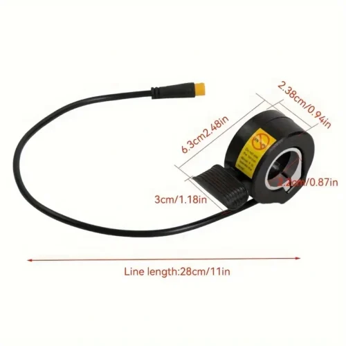 1x Acceleratore Universale Bici Elettrica 3 Pin Monopattino per Kugoo G2 Pro