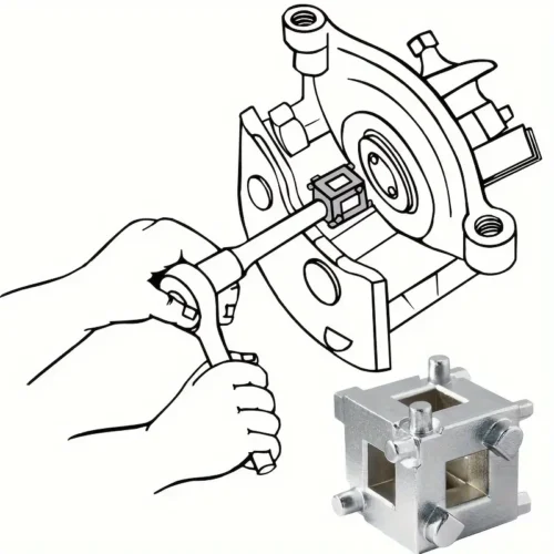 1x Strumento Compressione Pistone Pinza Freno Disco Posteriore Auto
