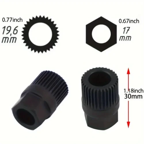 1x Strumento Rimozione Puleggia Pignone Alternatore per VW Golf per AUDI A3