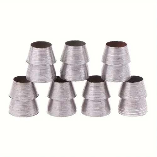 10x Cunei Manico Rotondo Acciaio Cunei Spacco Martello Artigianato