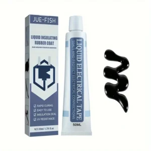 Nastro Isolante Liquido 50ml NERO Cavi Elettrici Colla Rivestimento