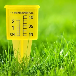 1x Pluviometro Plastica Giardino Meteorologico Facile Lettura Impermeabile