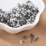 25x Accessori Orecchini Gancio Occhiello Acciaio Monachelle Universali