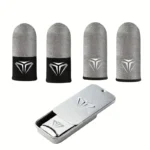 2x tips Paia Manicotti Gioco Dita Nylon Sudore Prestazioni Migliorate antisudore