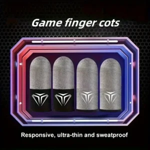 2x tips Paia Manicotti Gioco Dita Nylon Sudore Prestazioni Migliorate antisudore