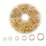 1110x Accessori Gioielli Fai Da Te Orecchini Anelli Singoli Ferro