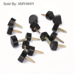 20x Tappi ricambio tacco alto nero forma U antiscivolo