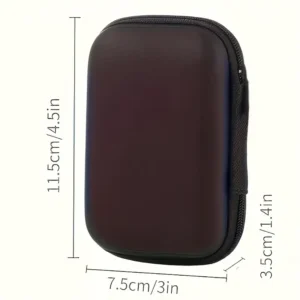 1x custodia per cuffie Colore Casuale in EVA con cerniera custodia multicolore