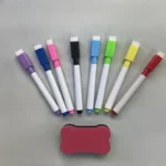 Pennarelli lavagna magnetica 8 colori gomma cancellabile colori assortiti