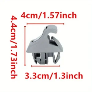 2x supporto parabrezza per Pajero V90 MR779704 clip pannello solare Grigio