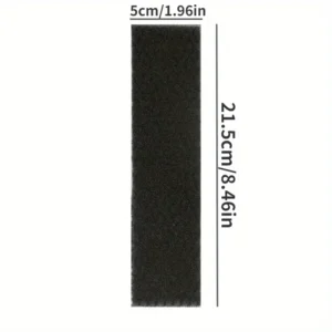 2x filtro condizionatore d'aria nero fibra poliestere griglia nido d'ape